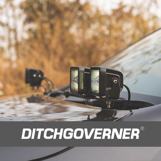 DITCHGOVERNER® DUAL DITCH LIGHT BRACKET FOR TOYOTA HILUX 2016-2025