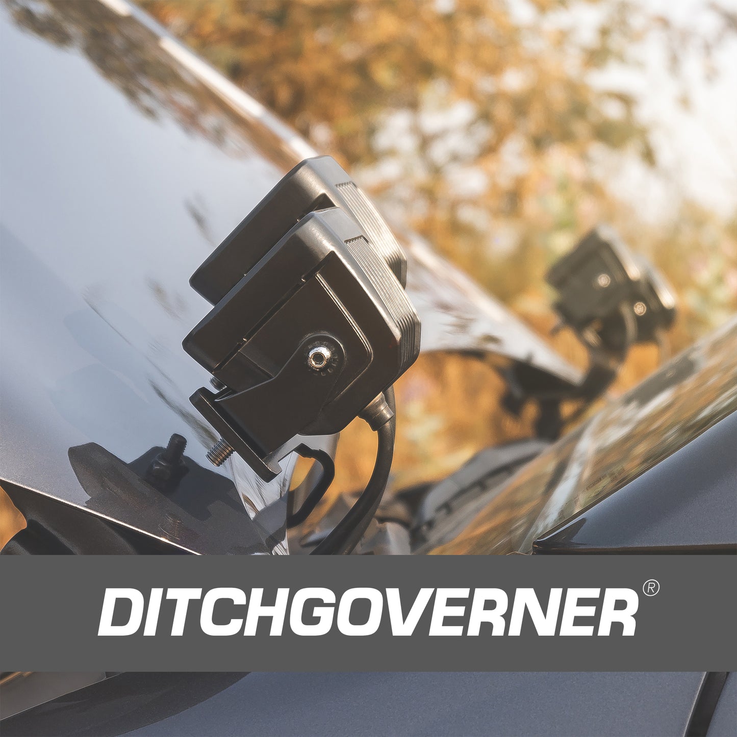 DITCHGOVERNER® DUAL DITCH LIGHT BRACKET FOR TOYOTA HILUX 2016-2025