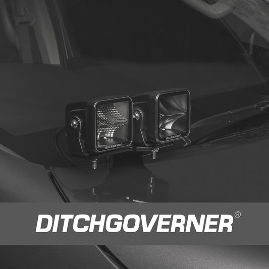 DITCHGOVERNER® DUAL DITCH LIGHT BRACKET FOR TOYOTA FORTUNER 2016-2025