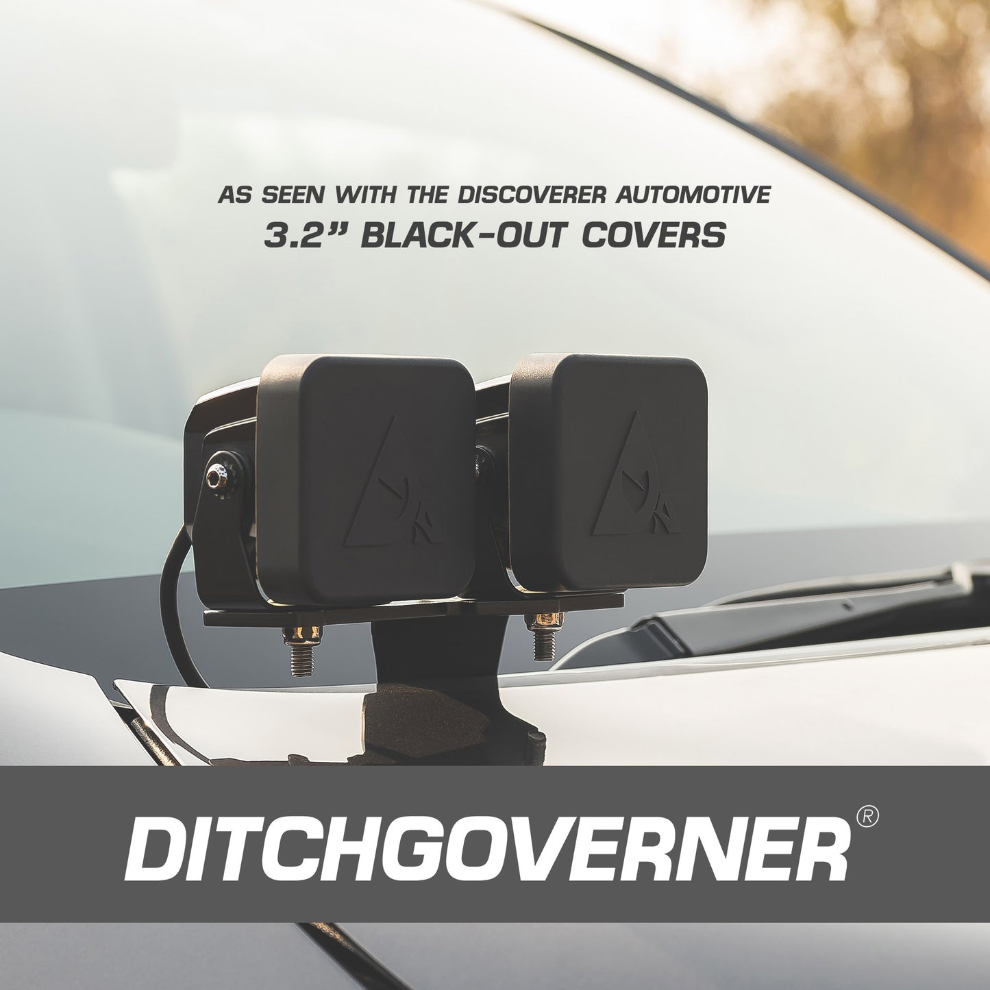 TACTICAL BLACK-OUT COVERS FOR HELLA LED LIGHT PODS (Pair)