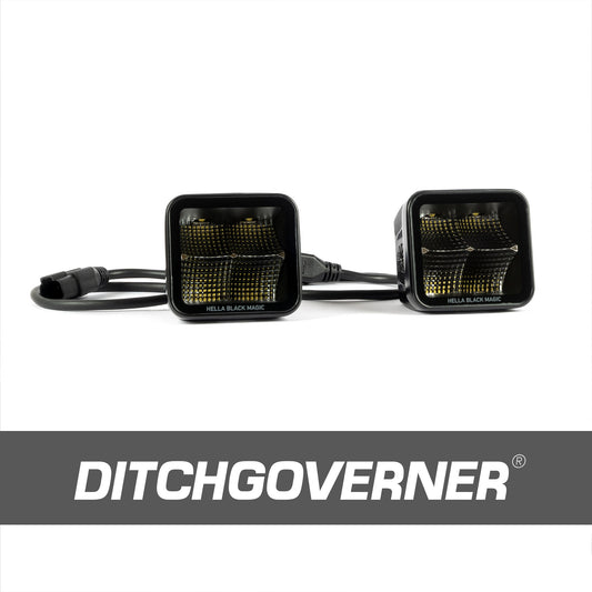 HELLA BLACK MAGIC 3.2" LED CUBE Flood Beam