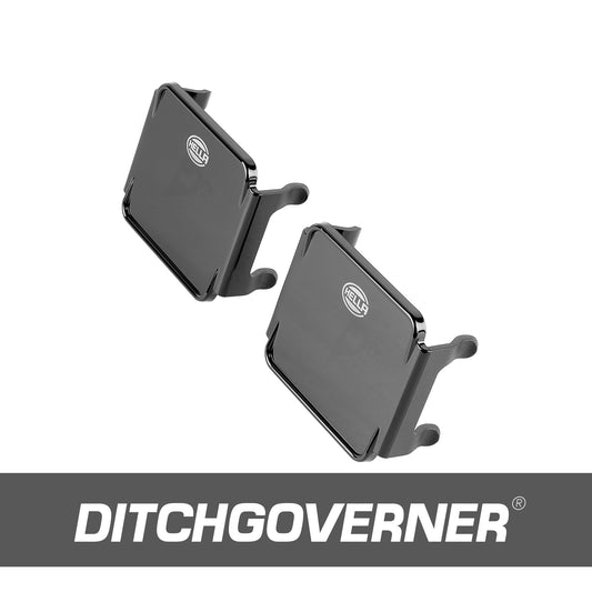 HELLA BLACK MAGIC 3.2" BLACK COVERS (PAIR)