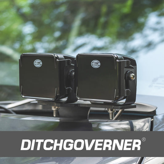 HELLA BLACK MAGIC 3.2" BLACK COVERS (PAIR)