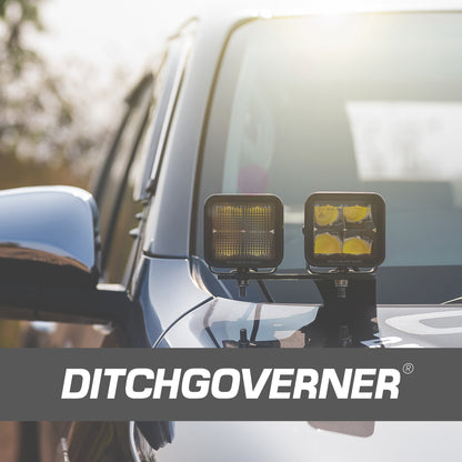 DITCHGOVERNER® DUAL DITCH LIGHT BRACKET FOR TOYOTA HILUX 2016-2025