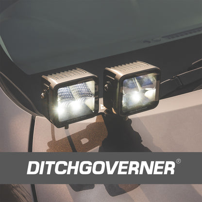 DITCHGOVERNER® DUAL DITCH LIGHT BRACKET FOR TOYOTA FORTUNER 2016-2025