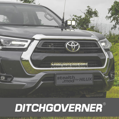 DITCHGOVERNER® STEALTH-MOD FRONT GRILLE BRACKET FOR HILUX 2016-2025